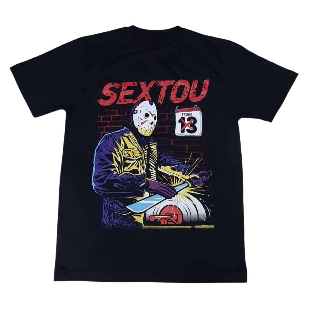 Camiseta Terror Sextou Camiseteria Gêmeas do Cadu