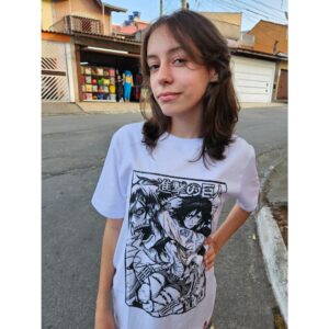 Camiseta Attack On Titan Mikasa