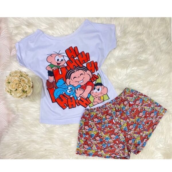 Pijama Adulto Turma da Mônica
