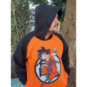 Moleton Com Capuz Dragon Ball Goku