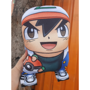 Almofada Geek 3D - Ash Ketchum - Pokémon