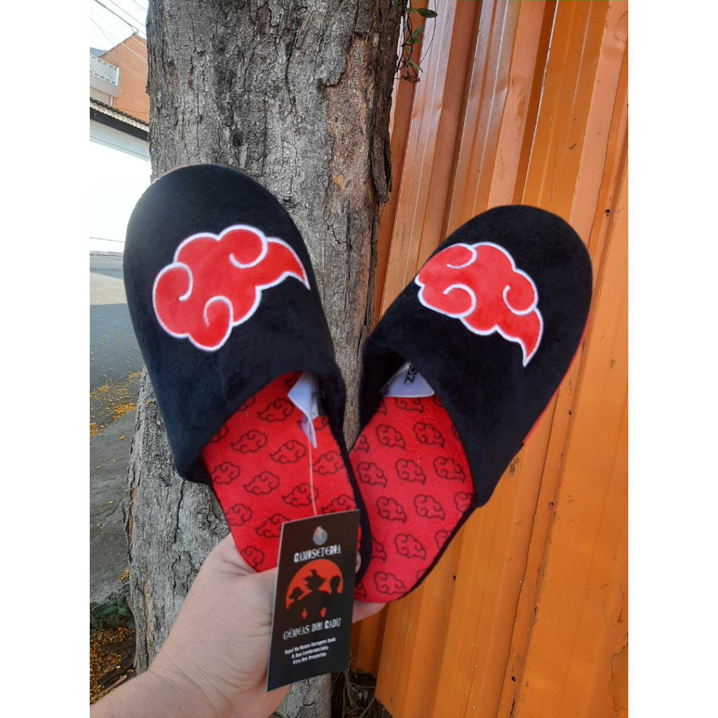 Chinelo Akatsuki - Naruto TAMANHO M