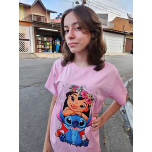Camiseta Lilo e Stitch