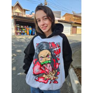 Moletom com Capuz Nezuko Demon Slayer