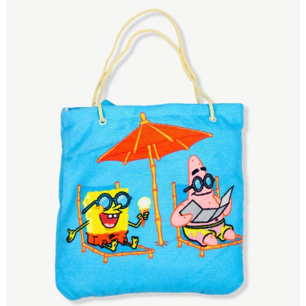 Toalha de Praia 2 em 1 Bob Esponja