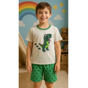 Pijama Infantil Dinossauro