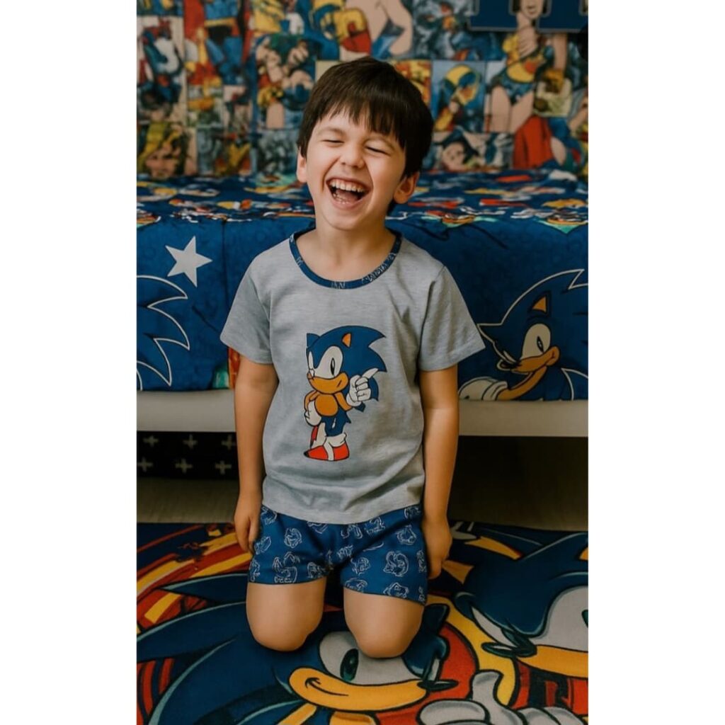 Pijama Infantil Sonic