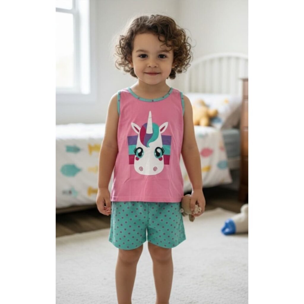 Pijama Infantil Unicórnio