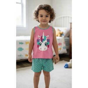 Pijama Infantil Unicórnio